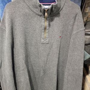 Tommy Hilfiger Mens long sleeve quarter zip sweater